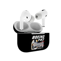 Thumbnail for Boeing 747 & PW4000-94 Engine Designed AirPods  Cases