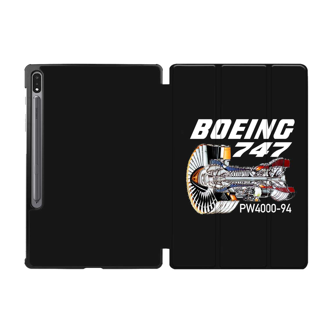 Boeing 747 & PW4000-94 Engine Designed Samsung Tablet Cases