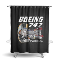 Thumbnail for Boeing 747 & PW4000-94 Engine Designed Shower Curtains