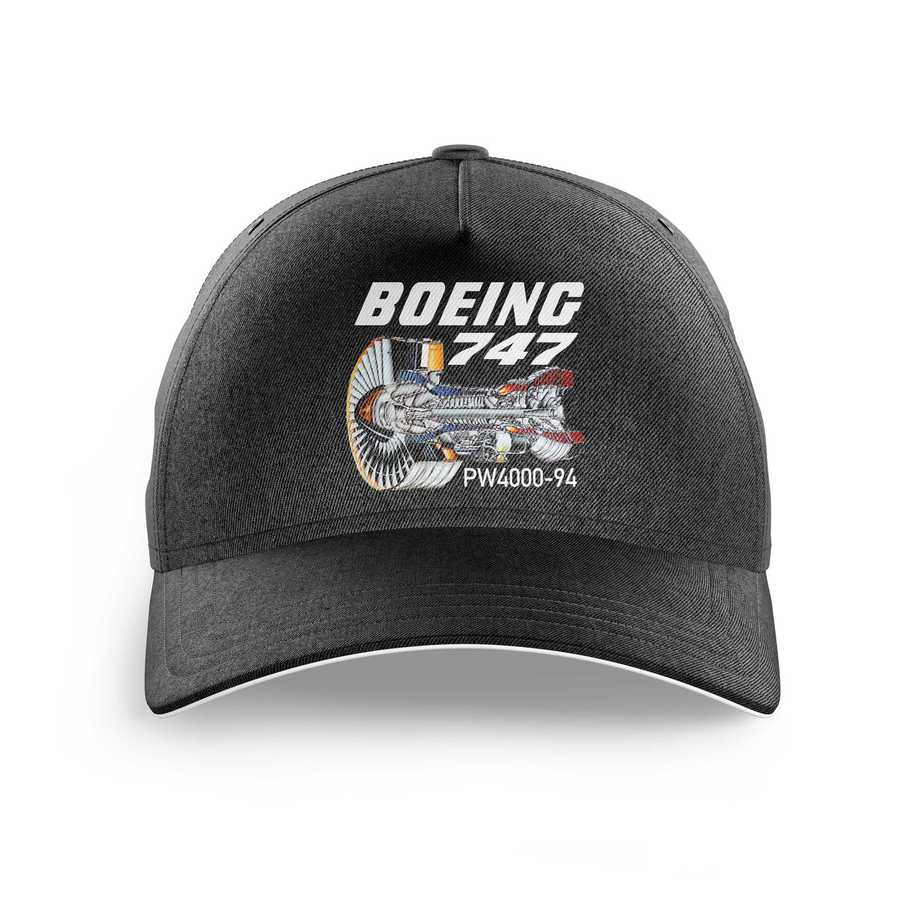 Boeing 747 & PW4000-94 Engine Printed Hats