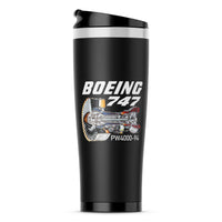 Thumbnail for Boeing 747 & PW4000-94 Engine Designed Stainless Steel Travel Mugs