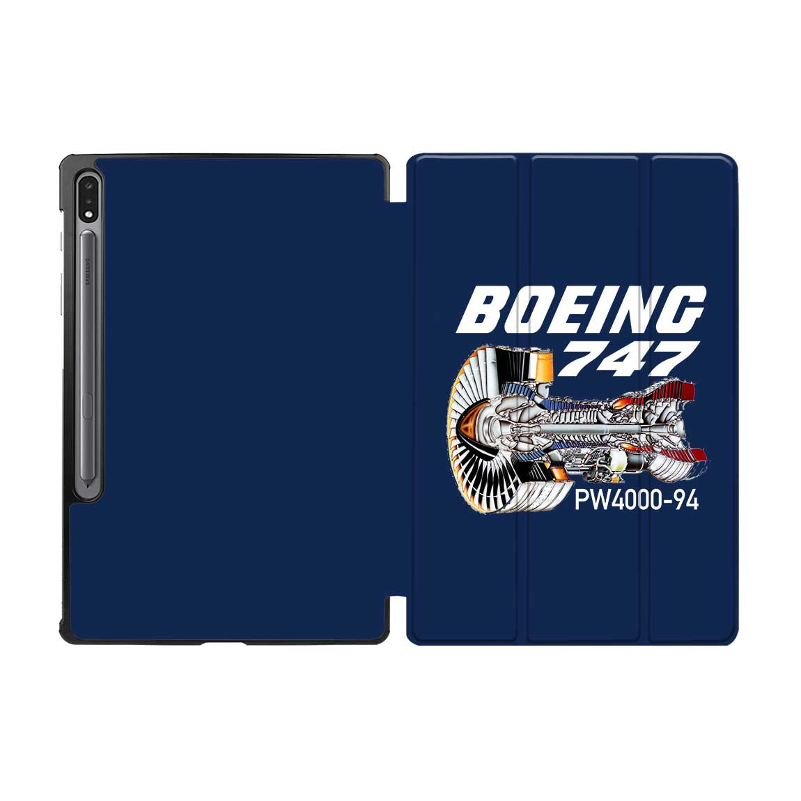 Boeing 747 & PW4000-94 Engine Designed Samsung Tablet Cases