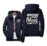 Thumbnail for Boeing 747 & PW4000-94 Engine Designed Windbreaker Jackets