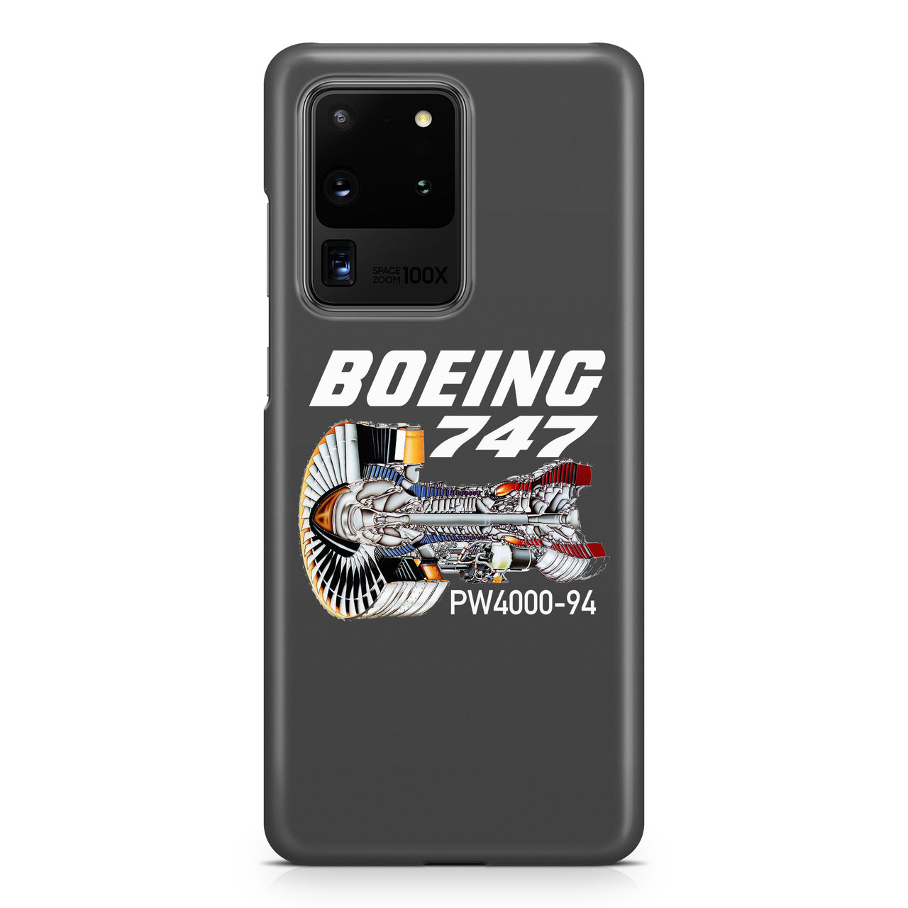 Boeing 747 & PW4000-94 Engine Samsung S & Note Cases