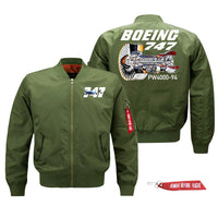 Thumbnail for Boeing 747 & PW4000-94 Engine Designed Pilot Jackets (Customizable)