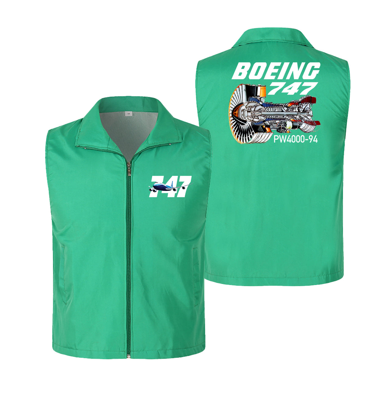 Boeing 747 & PW4000-94 Engine Designed Thin Style Vests