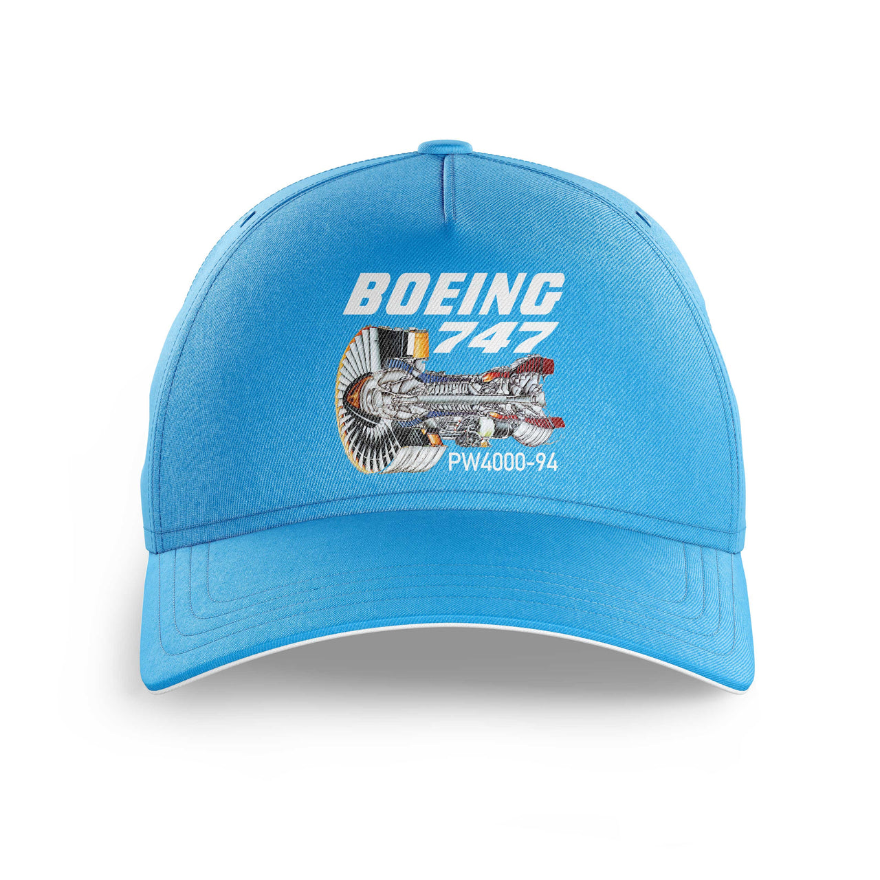 Boeing 747 & PW4000-94 Engine Printed Hats