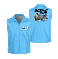 Thumbnail for Boeing 747 & PW4000-94 Engine Designed Thin Style Vests