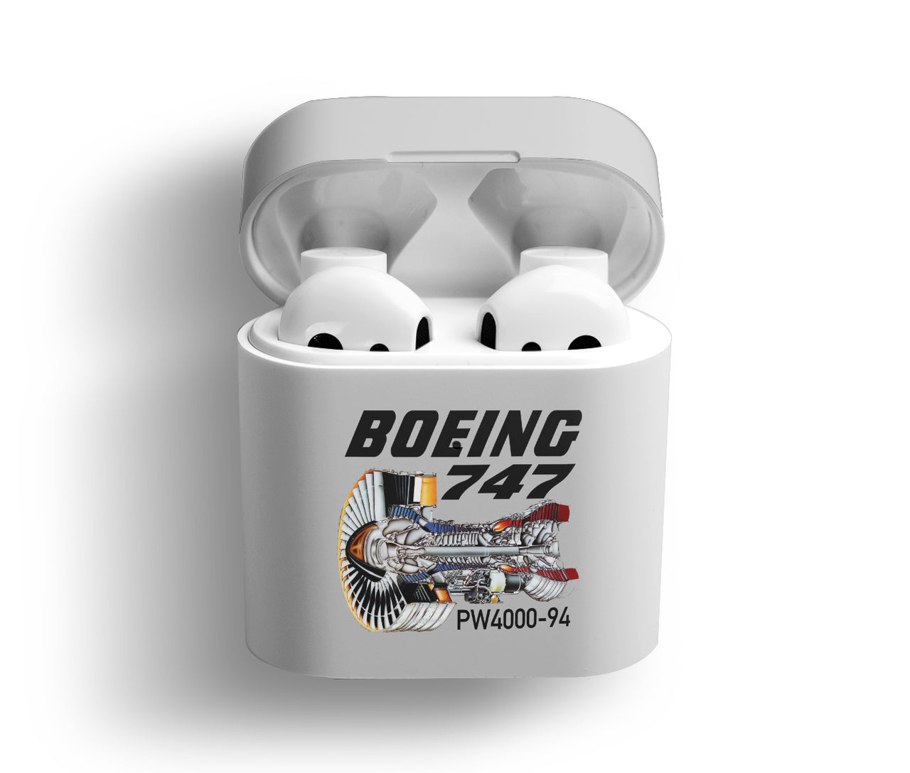 Boeing 747 & PW4000-94 Engine Designed AirPods  Cases