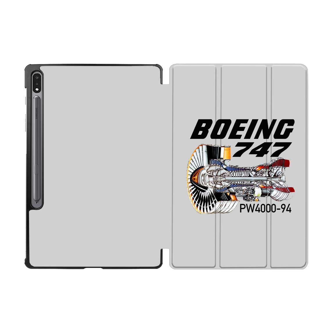 Boeing 747 & PW4000-94 Engine Designed Samsung Tablet Cases