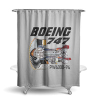 Thumbnail for Boeing 747 & PW4000-94 Engine Designed Shower Curtains