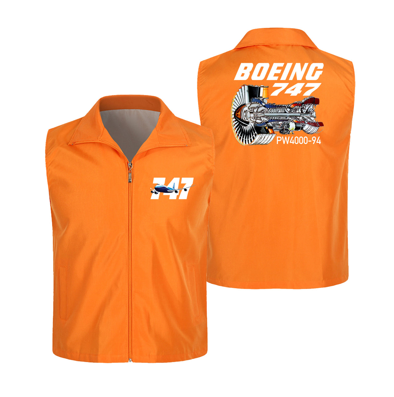 Boeing 747 & PW4000-94 Engine Designed Thin Style Vests