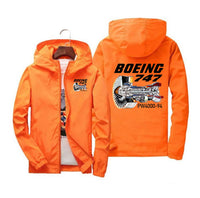 Thumbnail for Boeing 747 & PW4000-94 Engine Designed Windbreaker Jackets