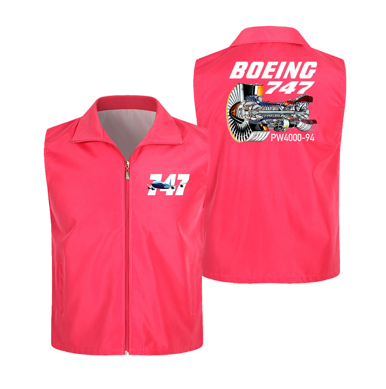 Boeing 747 & PW4000-94 Engine Designed Thin Style Vests