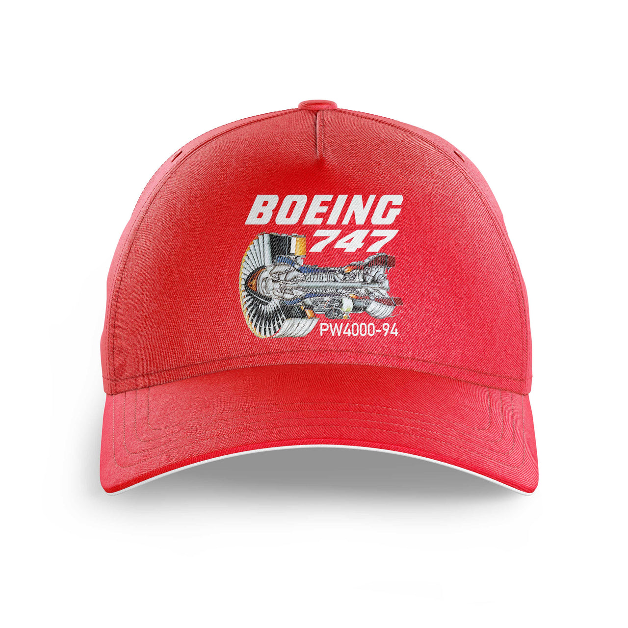 Boeing 747 & PW4000-94 Engine Printed Hats
