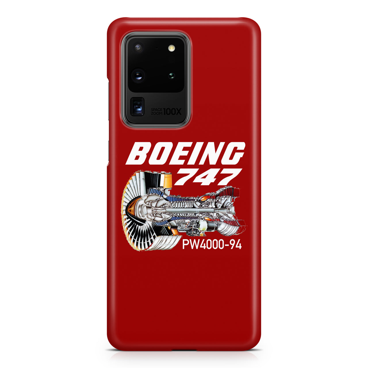 Boeing 747 & PW4000-94 Engine Samsung S & Note Cases