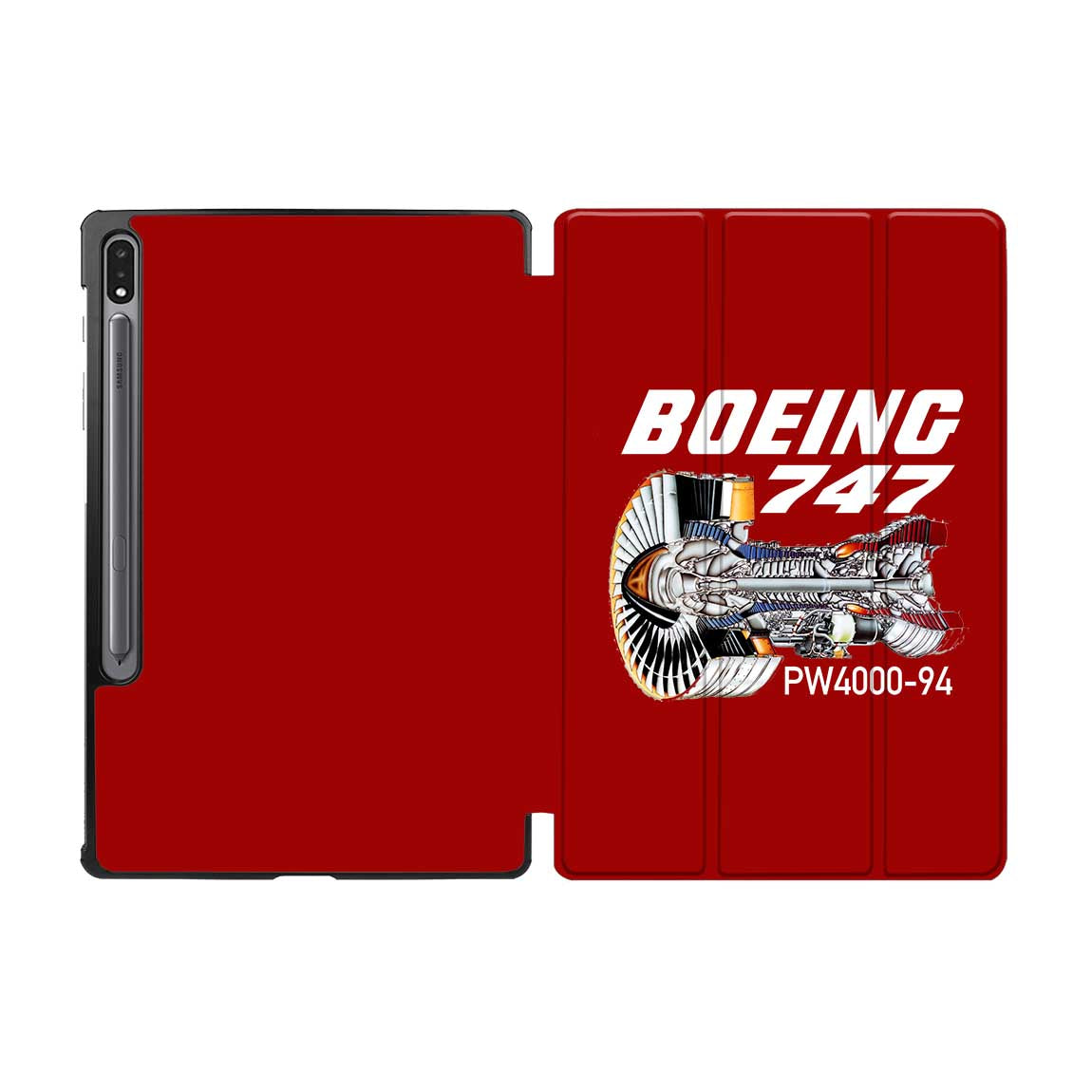 Boeing 747 & PW4000-94 Engine Designed Samsung Tablet Cases