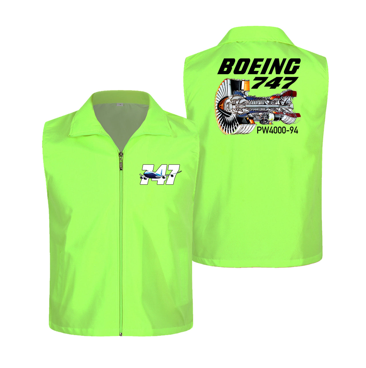 Boeing 747 & PW4000-94 Engine Designed Thin Style Vests