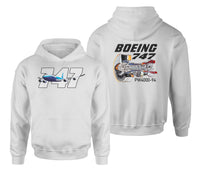 Thumbnail for Boeing 747 & PW4000-94 Engine Designed Double Side Hoodies