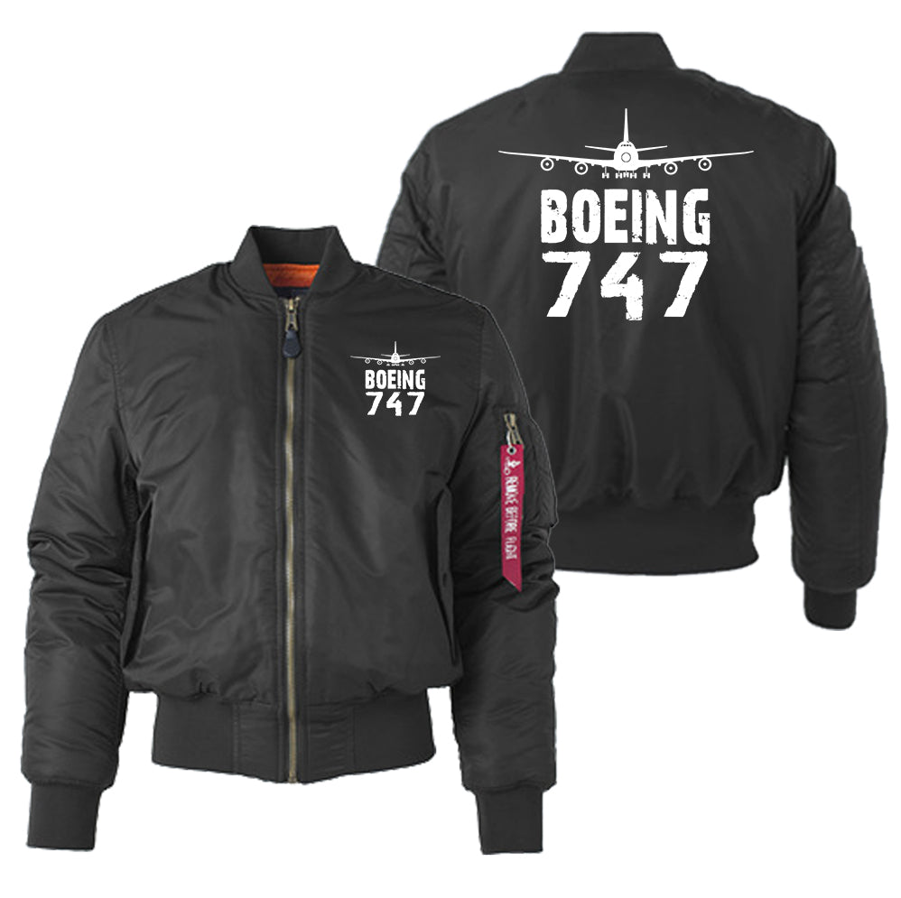 Boeing 747 & Plane Designed "Women" Bomber Jackets