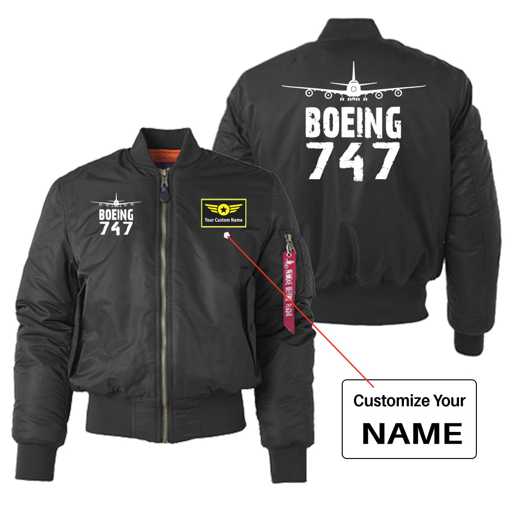 Boeing 747 & Plane Designed "Women" Bomber Jackets