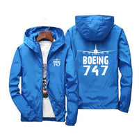 Thumbnail for Boeing 747 & Plane Designed Windbreaker Jackets
