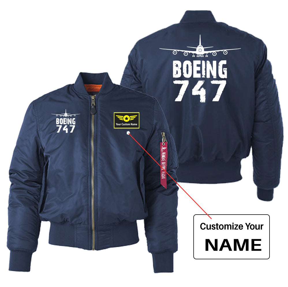 Boeing 747 & Plane Designed "Women" Bomber Jackets