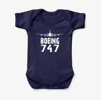 Thumbnail for Boeing 747 & Plane Designed Baby Bodysuits