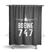 Thumbnail for Boeing 747 & Plane Designed Shower Curtains