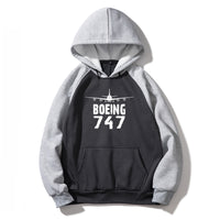 Thumbnail for Boeing 747 & Plane Designed Colourful Hoodies
