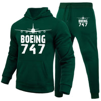 Thumbnail for Boeing 747 & Plane Designed Hoodies & Sweatpants Set