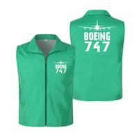 Thumbnail for Boeing 747 & Plane Designed Thin Style Vests