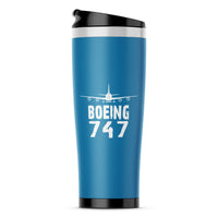 Thumbnail for Boeing 747 & Plane Designed Stainless Steel Travel Mugs