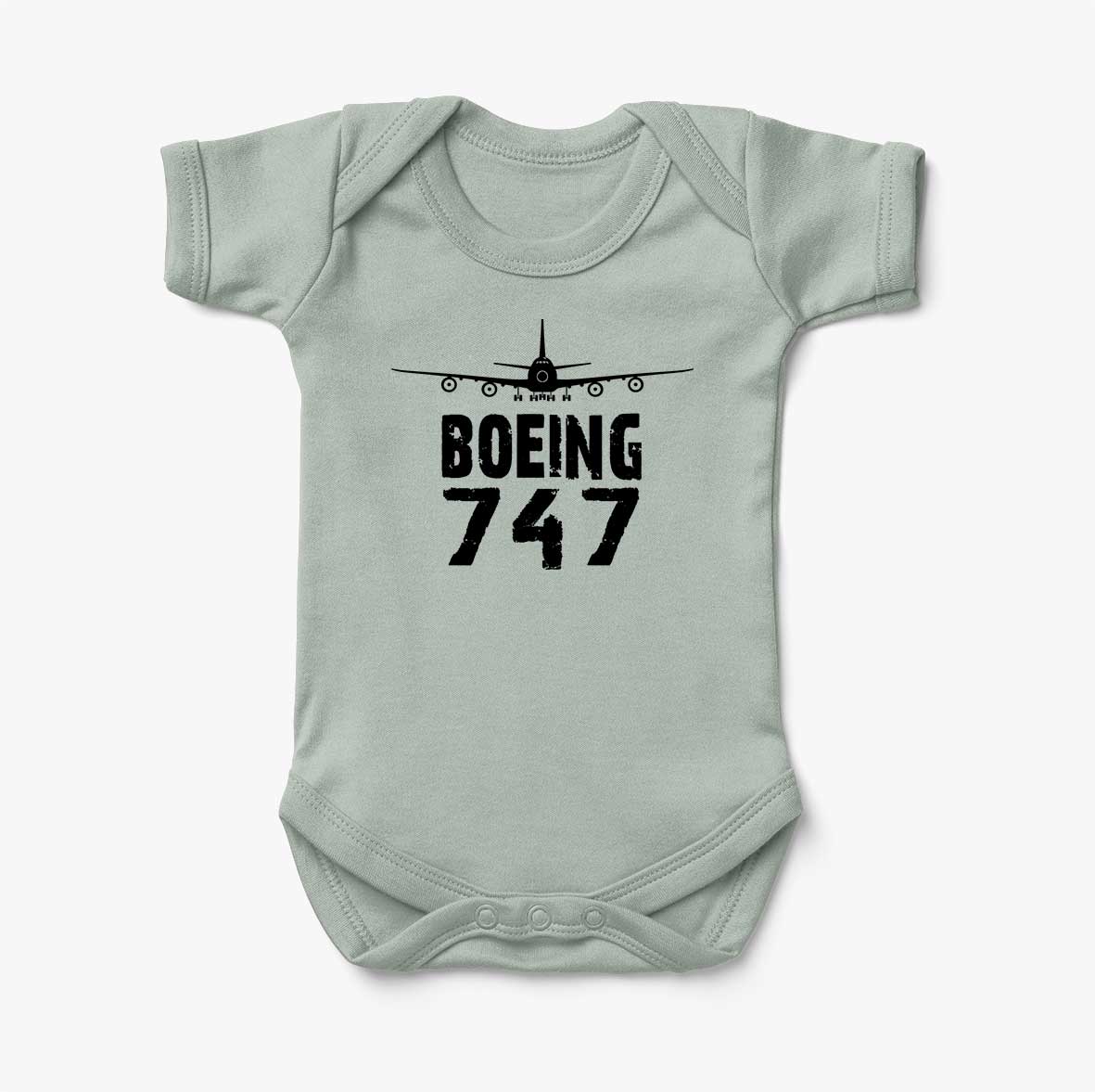 Boeing 747 & Plane Designed Baby Bodysuits