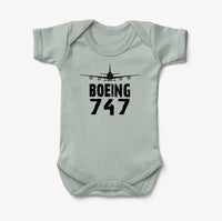 Thumbnail for Boeing 747 & Plane Designed Baby Bodysuits