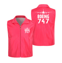 Thumbnail for Boeing 747 & Plane Designed Thin Style Vests