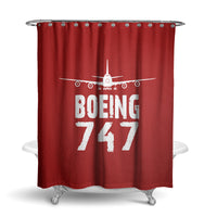Thumbnail for Boeing 747 & Plane Designed Shower Curtains