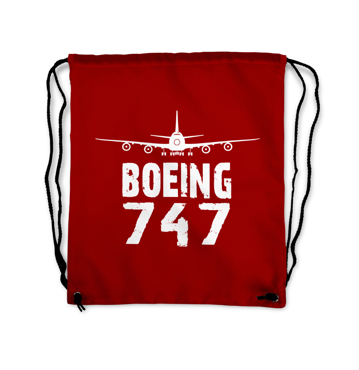 Boeing 747 & Plane Designed Drawstring Bags