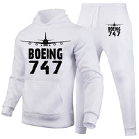 Thumbnail for Boeing 747 & Plane Designed Hoodies & Sweatpants Set