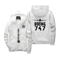 Thumbnail for Boeing 747 & Plane Designed Windbreaker Jackets