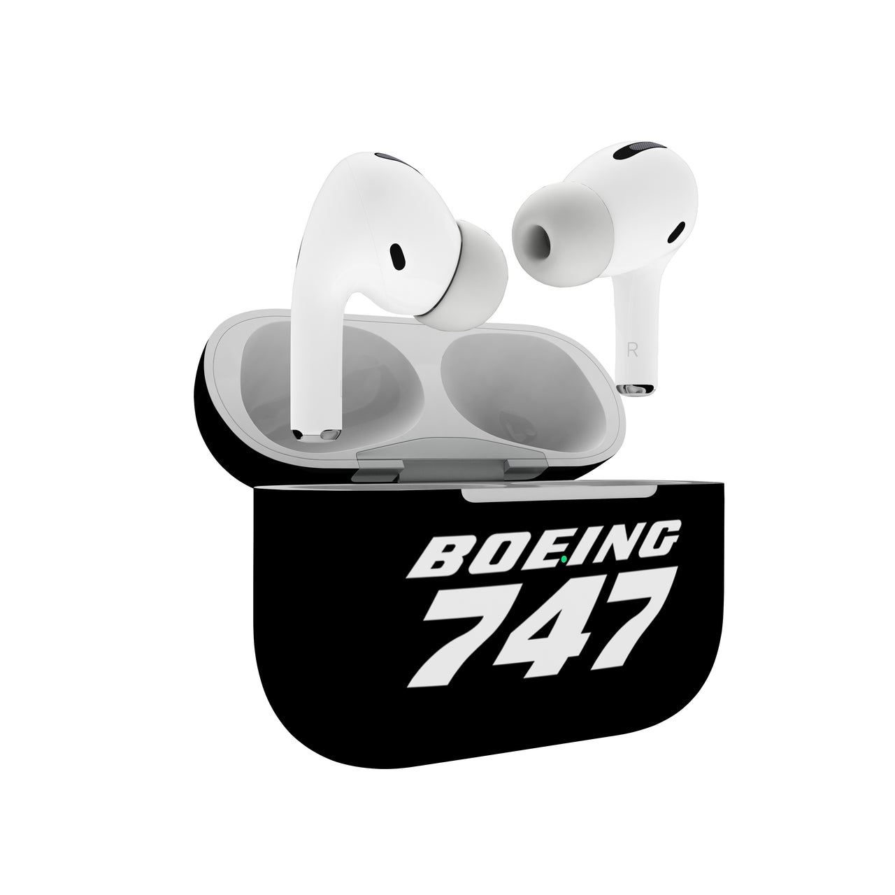 Boeing 747 & Text Designed AirPods "Pro" Cases