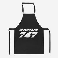 Thumbnail for Boeing 747 & Text Designed Kitchen Aprons