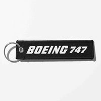 Thumbnail for Boeing 747 & Text Designed Key Chains