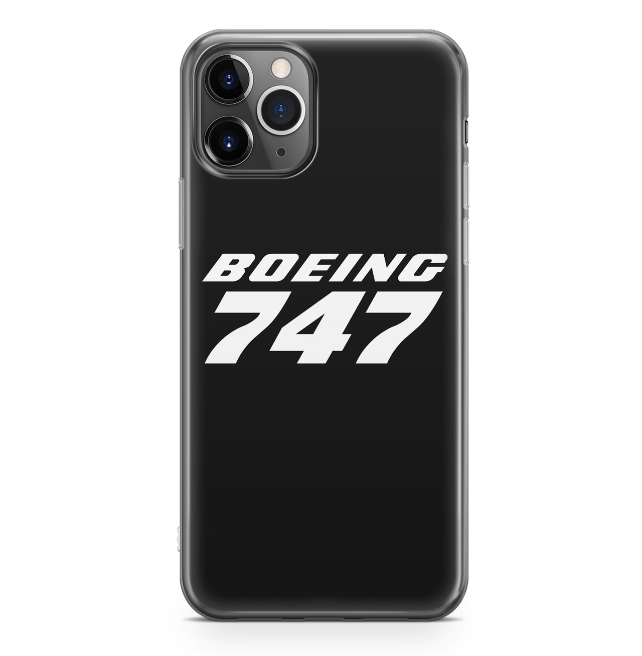 Boeing 747 & Text Designed iPhone Cases