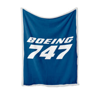 Thumbnail for Boeing 747 & Text Designed Bed Blankets & Covers