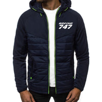 Thumbnail for Boeing 747 & Text Designed Sportive Jackets