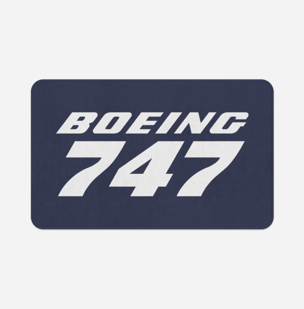 Boeing 747 & Text Designed Bath Mats