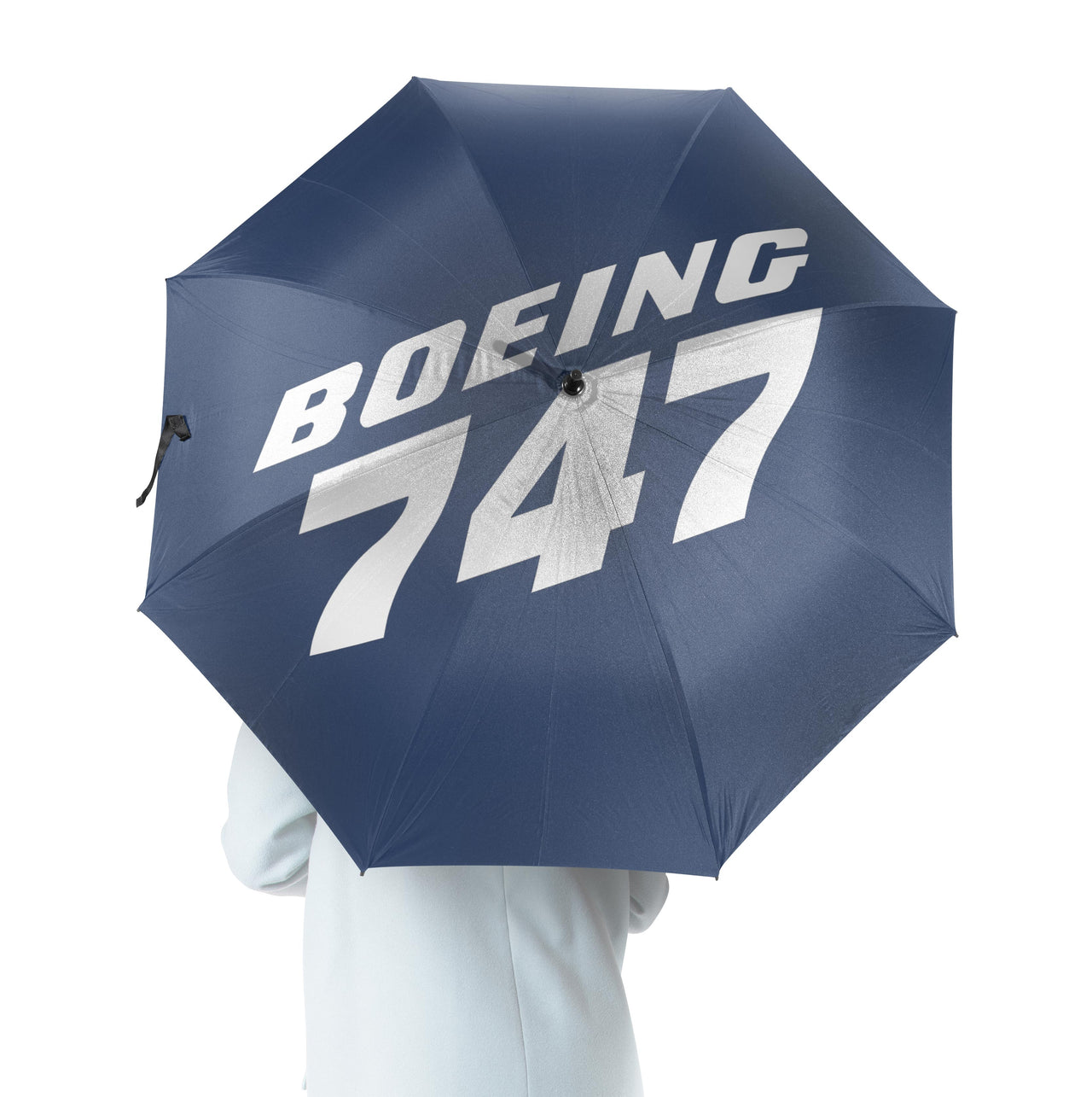 Boeing 747 & Text Designed Umbrella