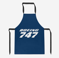Thumbnail for Boeing 747 & Text Designed Kitchen Aprons