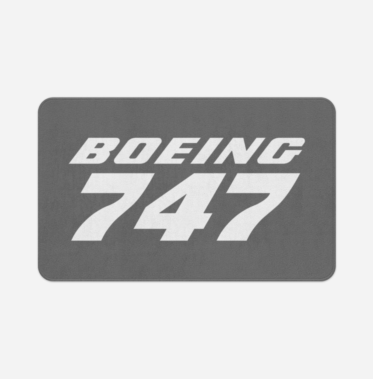 Boeing 747 & Text Designed Bath Mats